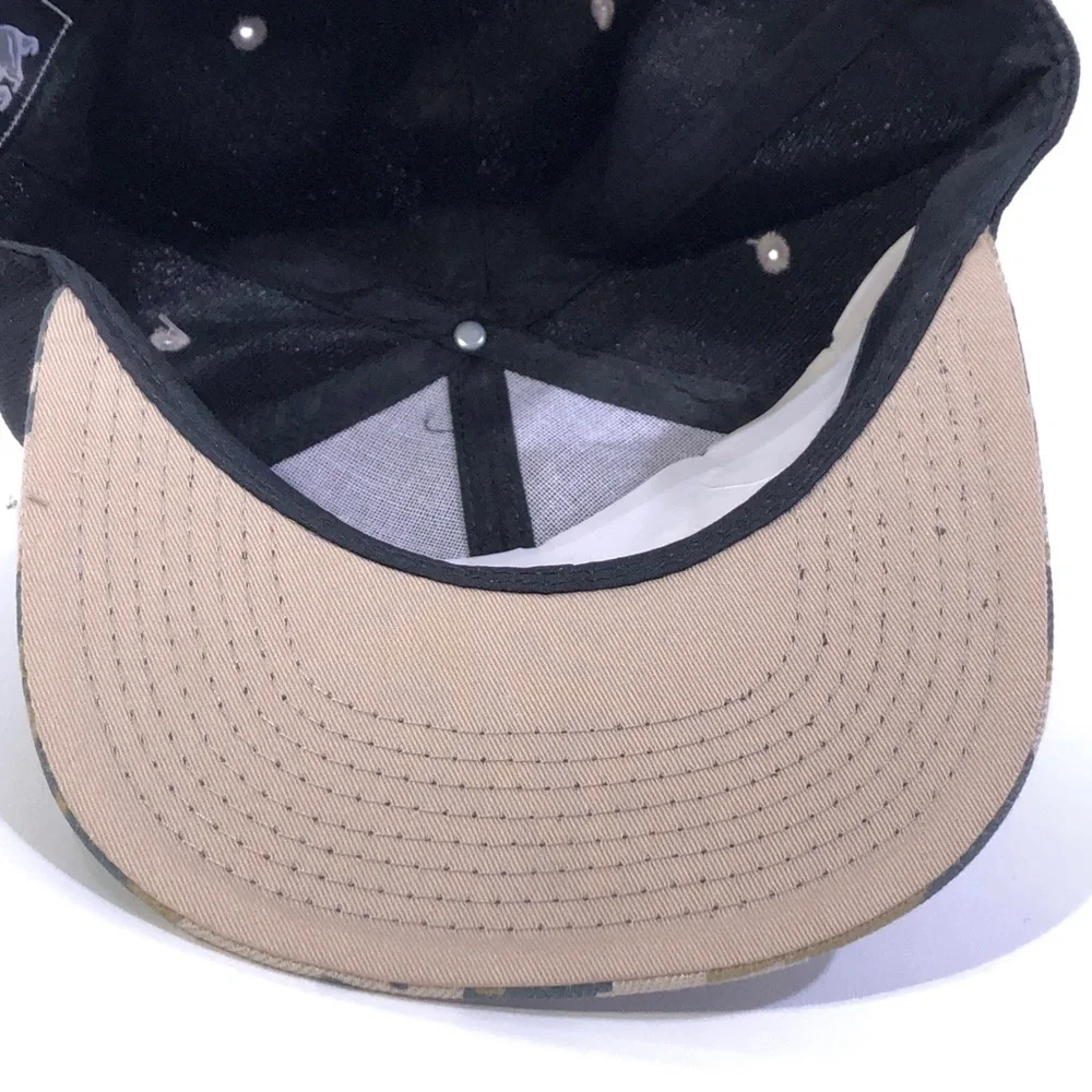 Mens California Republic Grizzly Bear Embroidered SnapBack Baseball Cap Hat